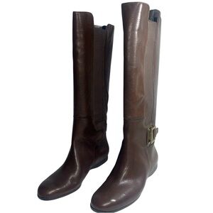 Enzo Angiolini Brown Over the Knee Boots